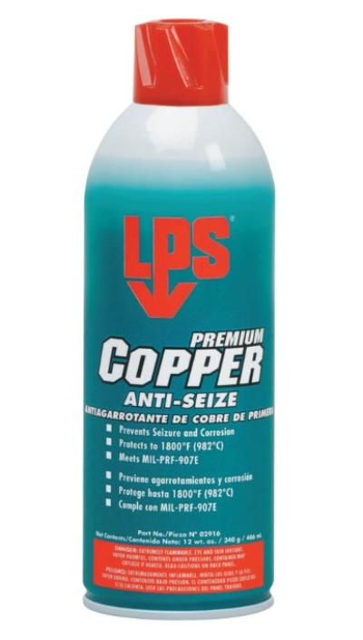 LPS COPPER ANTI-SEIZE LUBE 12OZ