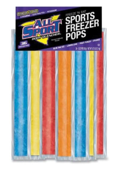 ALL SPORT FREEZER POPS 3OZ 144CS