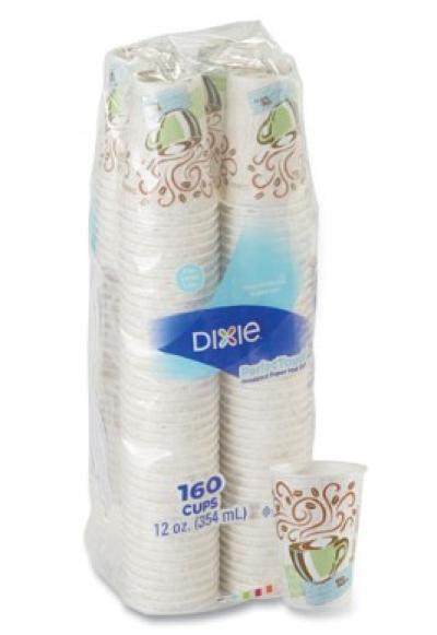 12OZ HOT CUP NO LID 160/PK
