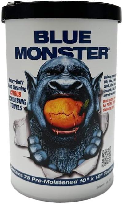 BLUE MONSTER SCRUBBING TOWEL