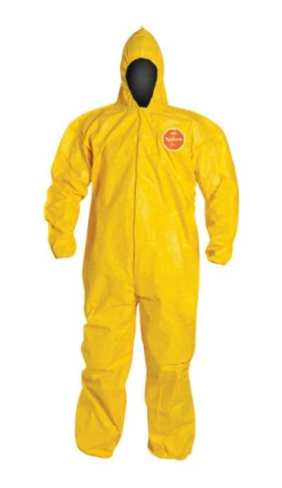 DUPONT TYVEK SUIT YEL  XL 12/CS