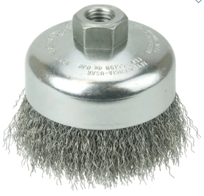4" CRIMPED WIRE BRUSH