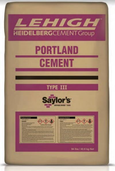 PORTLAND CEMENT TYPE 3 GRAY 94#