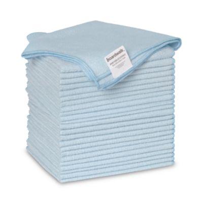 16X16 MICROFIBER TOWEL BLUE 24PK