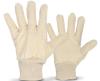 WHITE COTTON CANVAS GLOVES DZ