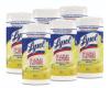 LYSOL WIPES LEMON 80W 6/CS
