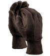 GLOVE BROWN JERSEY 1DZ