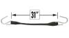 31" RUBBER TARP STRAPS