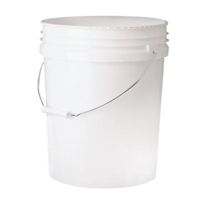 PLASTIC PAIL 5 GAL WHT