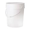 PLASTIC PAIL 5 GAL WHT