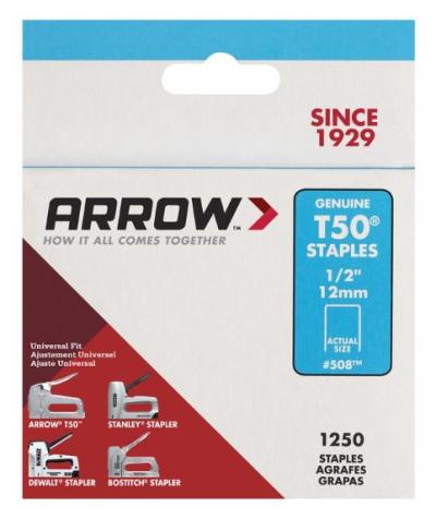 STAPLE 1/2" T-50 1250PK