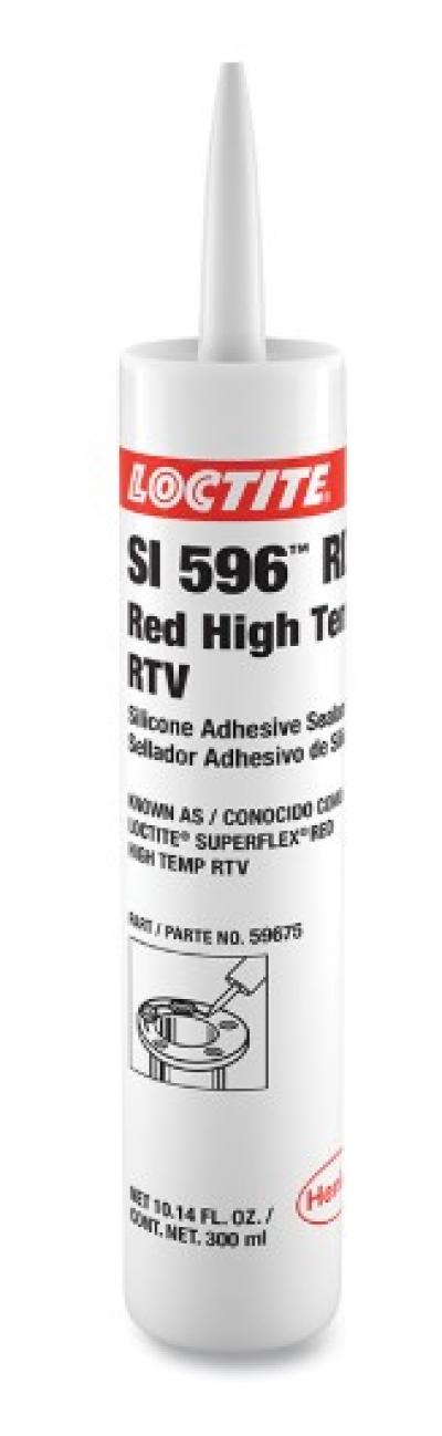LOCTITE 596 HI-TEMP RED RTV SLNT
